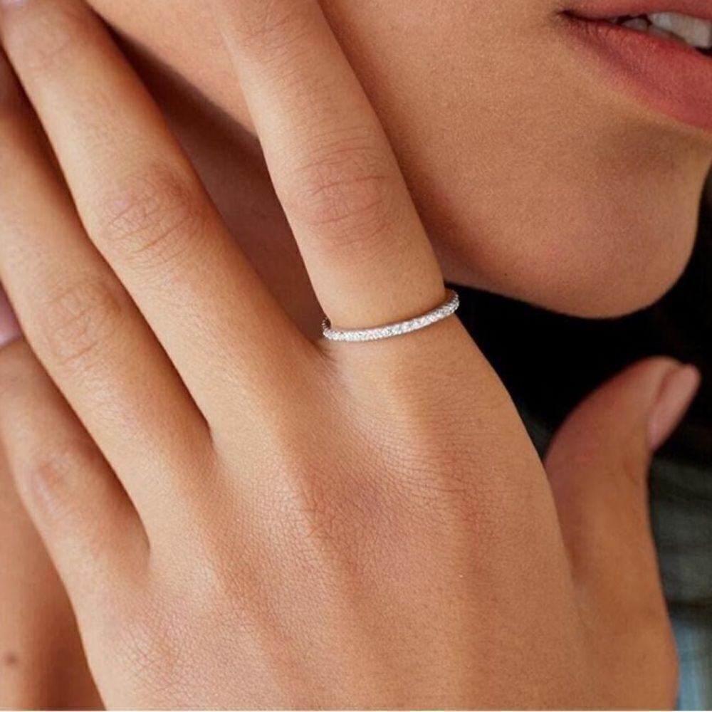 925 Sterling Silver Wedding Band Ring